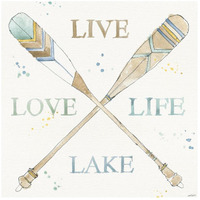 Lakehouse V -Paper Art-26"x26"