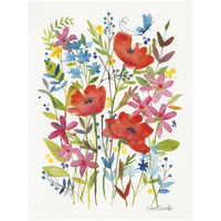 Watercolor Flowers IV -Paper Art-32"x42"