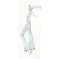 La Fashion III -Paper Art-18"x42"