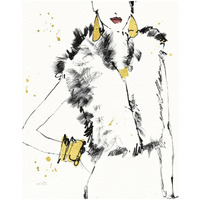 Fashion Strokes IV -Paper Art-22"x26"