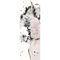 Fashion Strokes VIII Pastel -Paper Art-14"x38"