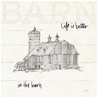 Farm Memories IV -Paper Art-20"x20"