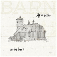 Farm Memories IV -Paper Art-42"x42"