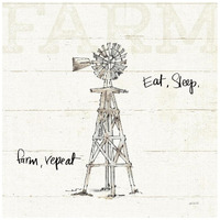 Farm Memories VI -Paper Art-42"x42"