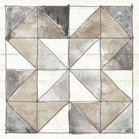 Farm Memories XIII -Paper Art-38"x38"