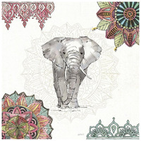 Mandala Morning IV -Paper Art-26"x26"