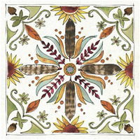 Festive Foliage VIII -Paper Art-32"x32"