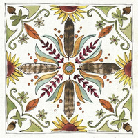 Festive Foliage VIII -Paper Art-38"x38"