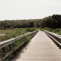 Beach Boardwalk -Paper Art-38"x38"