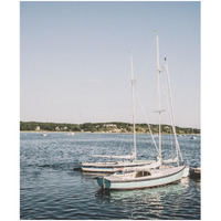 Cape Cod Sailboats -Paper Art-26.9"x32"