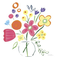 Floral Medley III -Paper Art-32"x32"