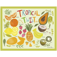 Fruity Smoothie II -Paper Art-22"x18"