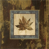 Autumn Leaf Square IV -Paper Art-38"x38"