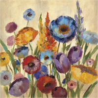 Garden Hues II -Paper Art-38"x38"