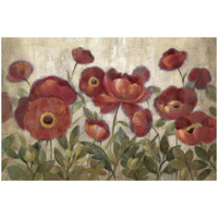 Daydreaming Flowers Red -Paper Art-50"x34"