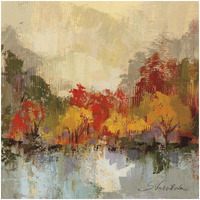 Fall Riverside II -Paper Art-32"x32"