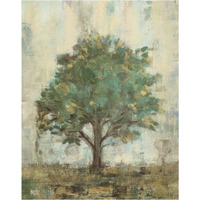 Verdi Trees I -Paper Art-30"x37"