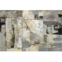 Walking Down the Street Neutral Crop -Paper Art-38"x26"