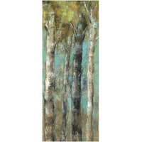 April Birch Forest Panel -Paper Art-26"x62"