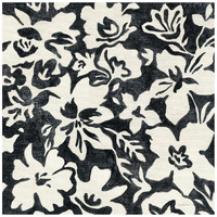 Chalkboard Floral I -Paper Art-20"x20"