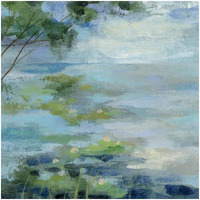 Lily Pond I -Paper Art-32"x32"