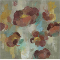 Marsala Blooms III -Paper Art-32"x32"