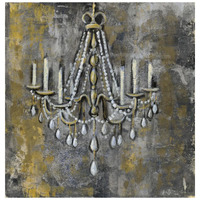 Vintage Chandelier II -Paper Art-20"x20"