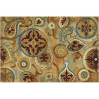 Burnt Paisley and Mandalas -Paper Art-62"x42"
