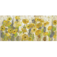 Floating Yellow Flowers I -Paper Art-32"x15.5"