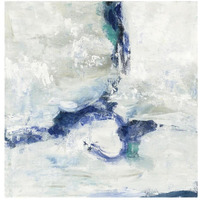 White and Blue -Paper Art-26"x26"