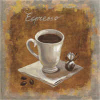 Coffee Time IV -Paper Art-38"x38"