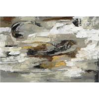 Neutral Abstract Gray -Paper Art-38"x26"