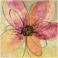 Neon Floral III -Paper Art-32"x32"