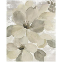 White on White Floral II Crop Neutral -Paper Art-24"x30"