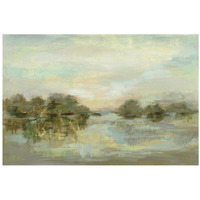 Dreamy Lake Green -Paper Art-20"x14"