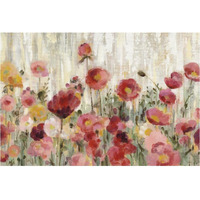 Sprinkled Flowers Crop -Paper Art-38"x26"