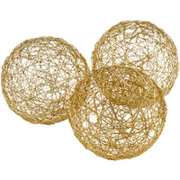 Guita Gold Wire Spheres/3"D - Box of 3
