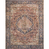 Layla Red / Navy - 5'-0" x 7'-6"
