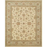 Majestic Ivory / Blue - 5'-6" x 8'-6"