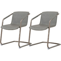 Indy PU Side Chair, Antique Graphite Gray - Antique Graphite Gray