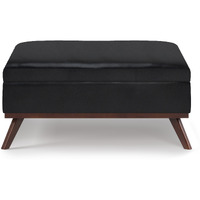 Owen 36 in Wide Square Square Coffee Table Storage Ottoman