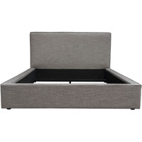 Cloud 43" Low Profile Eastern King Bed in Grey Fabric by Diamond Sofa