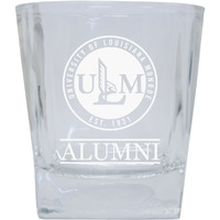 University of Louisiana Monroe Etched Alumni 5 oz Shooter Glass Tumbler