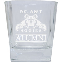 North Carolina A&T State Aggies Etched Alumni 5 oz Shooter Glass Tumbler