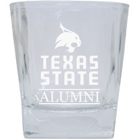 Texas State Bobcats Etched Alumni 5 oz Shooter Glass Tumbler