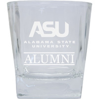 Alabama State University 8 oz Etched Alumni Glass Tumbler