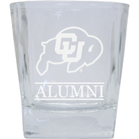 Colorado Buffaloes 8 oz Etched Alumni Glass Tumbler