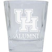University of Houston 8 oz Etched Alumni Glass Tumbler