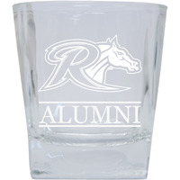 Rider University Broncs 8 oz Etched Alumni Glass Tumbler