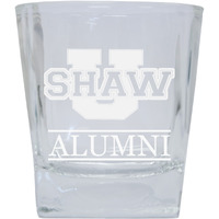 Shaw University Bears 8 oz Etched Alumni Glass Tumbler